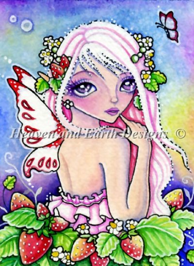 Diamond Painting Canvas - QS Strawberry Sweet - Click Image to Close